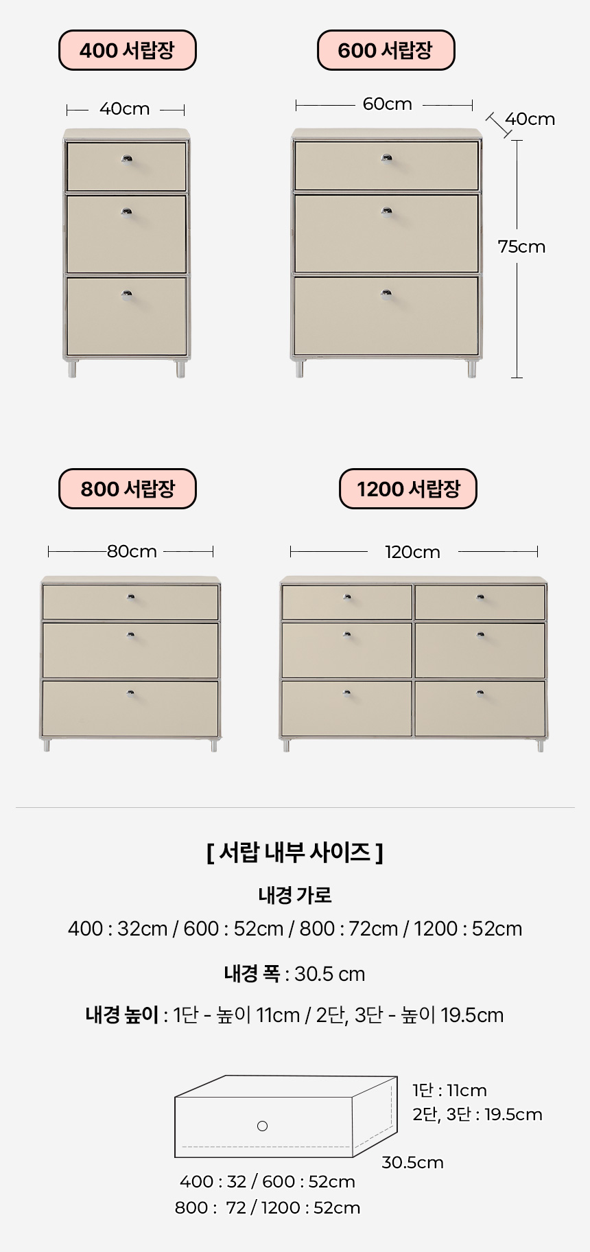 오르토 400 미드센츄리 모듈 옷장 선반장 서랍장 드레스룸 시스템행거 SWL256C 상세 이미지 51